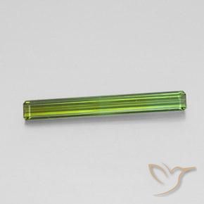 2.02ct Natural Warm Green Tourmaline, Emerald Cut, VVS
