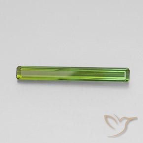 2.02 ct Green Tourmaline Stone, Natural Tourmaline in Octagon Facet Shape for Sale