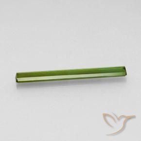 Tourmaline Gemstone in 26.8 x 3.3 mm Size for Sale, Tourmaline Stone in Warm Green Color