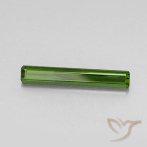 2.77 ct Green Tourmaline Stone, Natural Tourmaline in Octagon Facet Shape for Sale