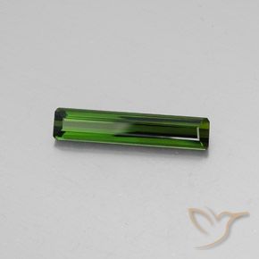 2.66 ct Green Tourmaline Stone, Natural Tourmaline in Octagon Facet Shape for Sale