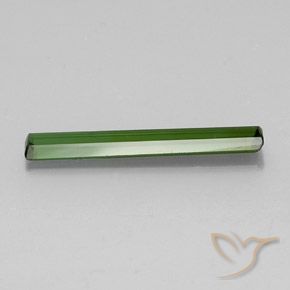 Tourmaline Gemstone in 23.2 x 3.8 mm Size for Sale, Tourmaline Stone in Earthy Green Color