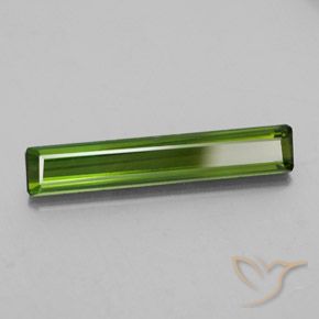 2.32 ct Green Tourmaline Stone, Natural Tourmaline in Octagon Facet Shape for Sale