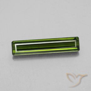 2.32ct Natural Medium Green Tourmaline, Emerald Cut, VVS-VS