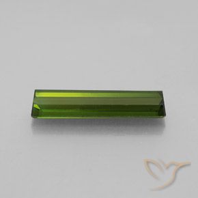 Tourmaline Gemstone in 17.2 x 4.2 mm Size for Sale, Tourmaline Stone in Medium Green Color