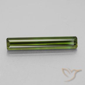 2.33ct Natural Medium Green Tourmaline, Emerald Cut, VVS-VS
