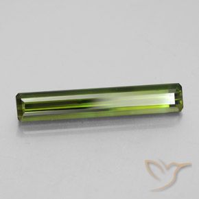 2.33 ct Green Tourmaline Stone, Natural Tourmaline in Octagon Facet Shape for Sale