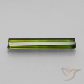 Tourmaline Gemstone in 20.8 x 3.6 mm Size for Sale, Tourmaline Stone in Medium Green Color