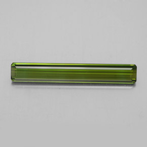 2.14 ct Green Tourmaline Gemstone, Tourmaline Gem in Octagon Facet Shape for Sale.