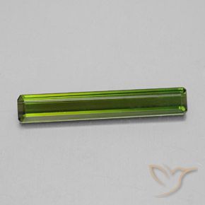 2.28ct Natural Seaweed Green Tourmaline, Emerald Cut, VVS