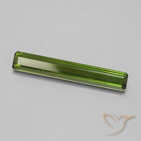 2.28 ct Green Tourmaline Stone, Natural Tourmaline in Octagon Facet Shape for Sale