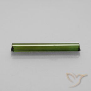 Tourmaline Gemstone in 21.7 x 3.6 mm Size for Sale, Tourmaline Stone in Seaweed Green Color