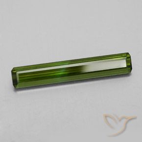 2.03 ct Green Tourmaline Stone, Natural Tourmaline in Octagon Facet Shape for Sale