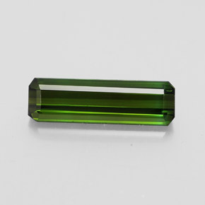 2.45 ct Green Tourmaline Gemstone, Tourmaline Gem in Octagon Facet Shape for Sale.