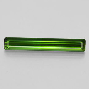 2.46 ct Green Tourmaline Gemstone, Tourmaline Gem in Octagon Facet Shape for Sale.
