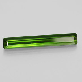 2.46 ct Green Tourmaline Stone, Natural Tourmaline in Octagon Facet Shape for Sale