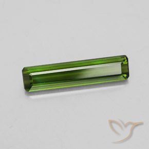 2.09 ct Green Tourmaline Stone, Natural Tourmaline in Octagon Facet Shape for Sale