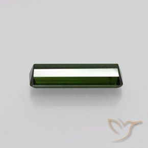 Tourmaline Gemstone in 14.1 x 4.1 mm Size for Sale, Tourmaline Stone in Earthy Green Color