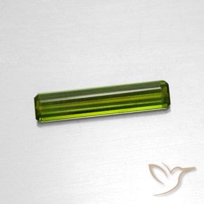 1.88ct Natural Seaweed Green Tourmaline, Emerald Cut, VVS-VS