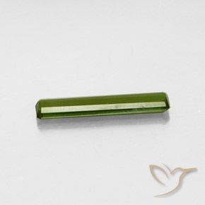 Tourmaline Gemstone in 18.6 x 3.9 mm Size for Sale, Tourmaline Stone in Seaweed Green Color