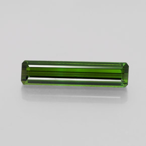 Medium-Dark Green Tourmaline Gem - 2.2ct Octagon Facet (ID: 348542)