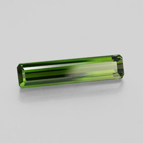 2.22 ct Green Tourmaline Stone, Natural Tourmaline in Octagon Facet Shape for Sale