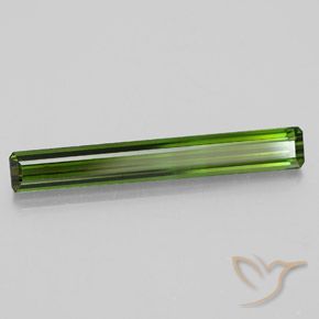 2.49 ct Green Tourmaline Stone, Natural Tourmaline in Octagon Facet Shape for Sale