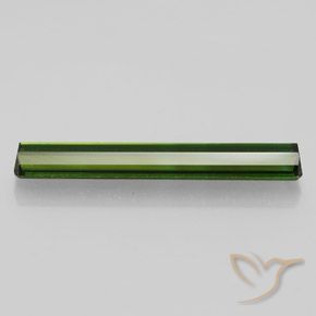 Tourmaline Gemstone in 23.6 x 3.3 mm Size for Sale, Tourmaline Stone in Earthy Green Color