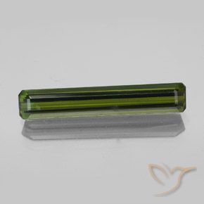 2.36ct Natural Forest Green Tourmaline, Emerald Cut, VVS-VS