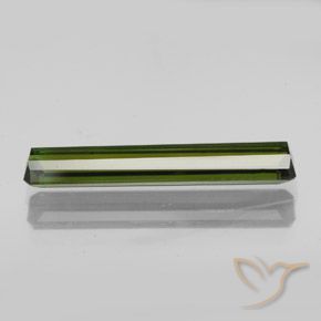 Tourmaline Gemstone in 20.9 x 3.7 mm Size for Sale, Tourmaline Stone in Forest Green Color