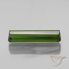 Tourmaline Gemstone in 15.6 x 4 mm Size for Sale, Tourmaline Stone in Earthy Green Color