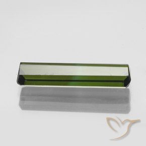 Tourmaline Gemstone in 16.2 x 4.1 mm Size for Sale, Tourmaline Stone in Deep Green Color