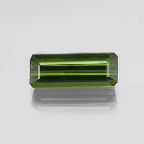 Earthy Green Tourmaline Gem - 2.2ct Octagon Facet (ID: 348605)