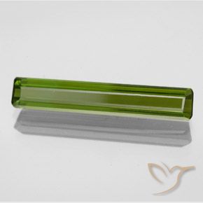2.29 ct Green Tourmaline Stone, Natural Tourmaline in Octagon Facet Shape for Sale