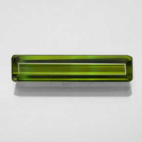 2.47 ct Green Tourmaline Gemstone, Tourmaline Gem in Octagon Facet Shape for Sale.