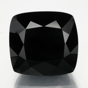 11.81 ct Black Tourmaline Gemstone, Tourmaline Gem in Cushion-Cut Shape for Sale.