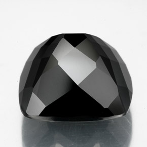 Tourmaline Gemstone in 13.2 x 12.5 mm Size for Sale, Tourmaline Stone in Black Color