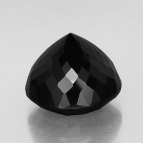 Tourmaline Gemstone in 16.4 mm Size for Sale, Tourmaline Stone in Black Color