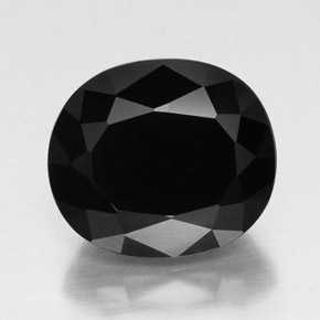 26.1ct Oval Facet Black Tourmaline for sale thumb image of 26.1ct Oval Facet Black Tourmaline (ID: 348823)
