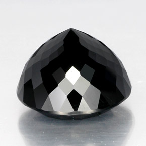 Tourmaline Gemstone in 19.2 mm Size for Sale, Tourmaline Stone in Black Color
