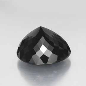 Tourmaline Gemstone in 24.2 mm Size for Sale, Tourmaline Stone in Black Color