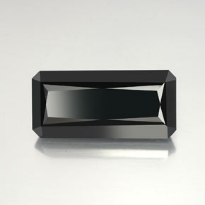 61.48 ct Black Tourmaline Stone, Natural Tourmaline in Octagon / Scissor Cut Shape for Sale