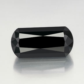 40.88 ct Black Tourmaline Gemstone, Tourmaline Gem in Barrel Shape for Sale.