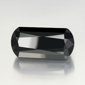 40.88 ct Black Tourmaline Stone, Natural Tourmaline in Barrel Shape for Sale