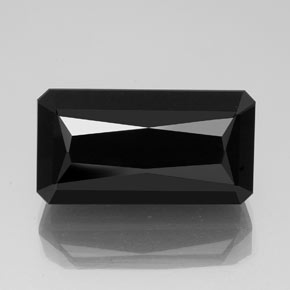 40.08 ct Black Tourmaline Gemstone, Tourmaline Gem in Octagon / Scissor Cut Shape for Sale.