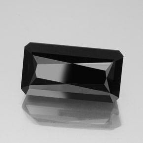 40.08 ct Black Tourmaline Stone, Natural Tourmaline in Octagon / Scissor Cut Shape for Sale