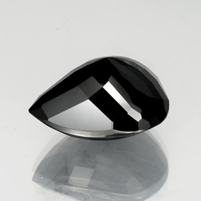 Tourmaline Gemstone in 20 x 17.3 mm Size for Sale, Tourmaline Stone in Black with Gold Sheen Color