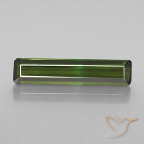 2.57ct Natural Medium Light Green Tourmaline, Emerald Cut, VVS-VS