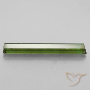 Tourmaline Gemstone in 23.4 x 3.7 mm Size for Sale, Tourmaline Stone in Earthy Green Color