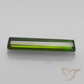 Tourmaline Gemstone in 17.6 x 4 mm Size for Sale, Tourmaline Stone in Yellowish Green Color